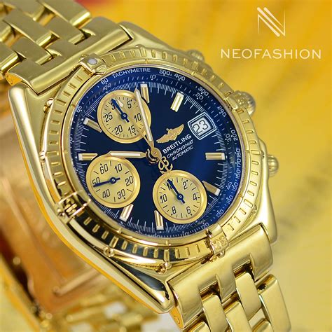 asymmetrical ladies breitling 1950 ps 18kt gold watch|breitling watches for women.